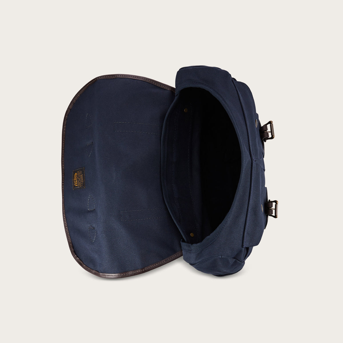 Filson Rucksack Medium Rugged twill medium field bag by Filson | Navy (Blue)