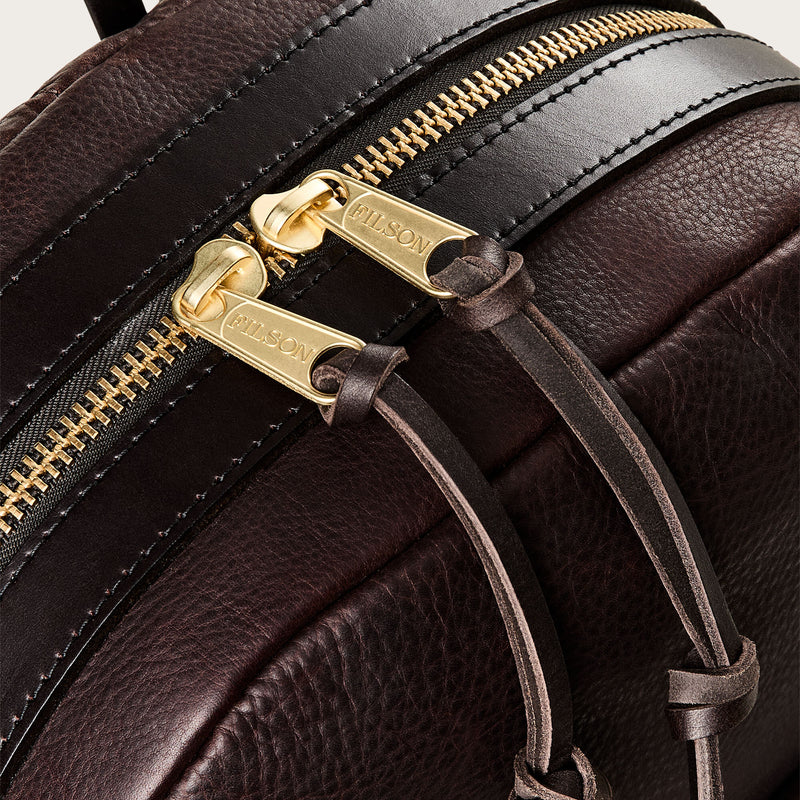 Heritage leather journeyman backpack by Filson | Ballard brown (Brown)