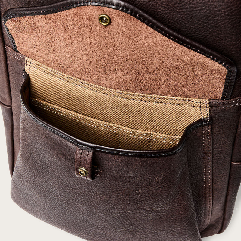 Heritage leather journeyman backpack by Filson | Ballard brown (Brown)