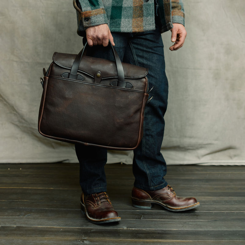 Heritage leather original briefcase par Filson | Ballard brown (Brown)
