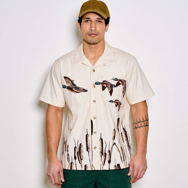 RUSTIC SHORT SLEEVE CAMP SHIRT