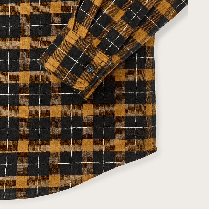 Alaskan guide shirt von Filson | Black / gold plaid (Yellow)