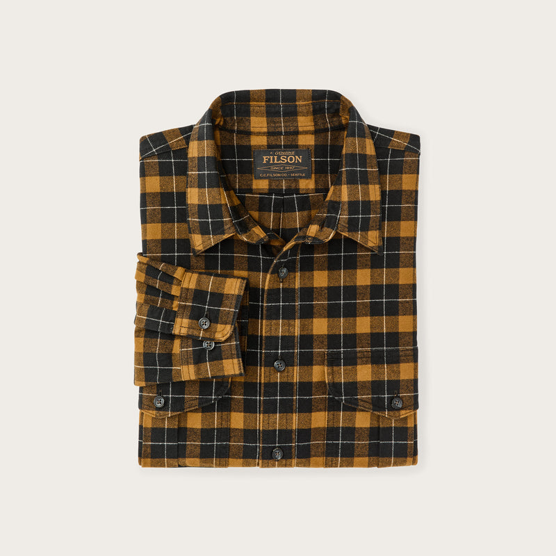 Alaskan guide shirt von Filson | Black / gold plaid (Yellow)