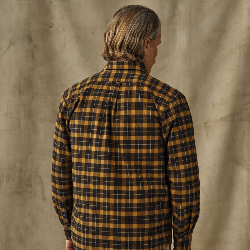 Alaskan guide shirt von Filson | Black / gold plaid (Yellow)
