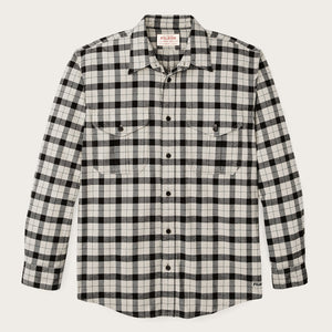 Alaskan guide shirt by Filson | Cream / peat / multi (Gray)