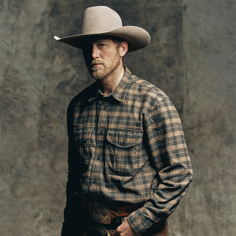 Camicia alaskan guide di Filson | Light brown / peat / multi pla (Brown)