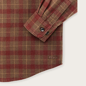 Alaskan guide shirt von Filson | Brown / mahogany plaid (Brown)