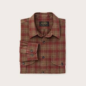Alaskan guide shirt von Filson | Brown / mahogany plaid (Brown)