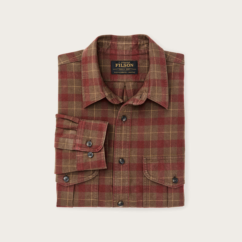 Alaskan guide shirt von Filson | Brown / mahogany plaid (Brown)