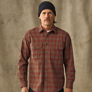 Alaskan guide shirt von Filson | Brown / mahogany plaid (Brown)