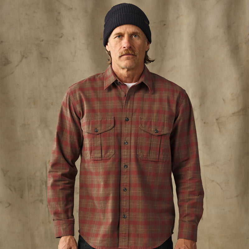 Alaskan guide shirt von Filson | Brown / mahogany plaid (Brown)