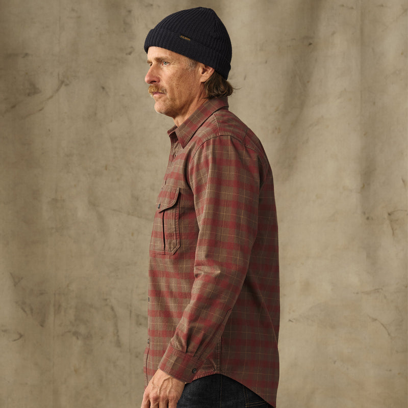 Alaskan guide shirt von Filson | Brown / mahogany plaid (Brown)
