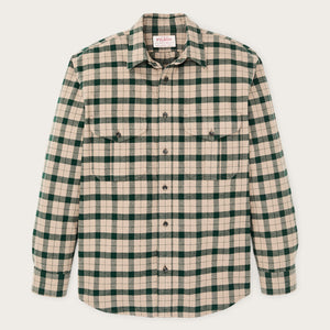 Alaskan guide shirt von Filson | Oatmeal / pine plaid (Green)