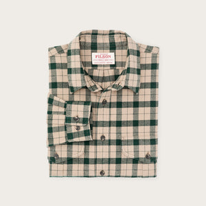 Alaskan guide shirt von Filson | Oatmeal / pine plaid (Green)