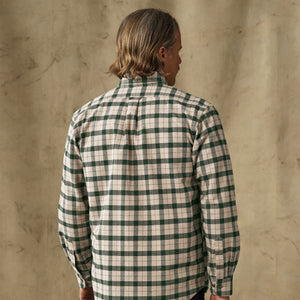 Alaskan guide shirt von Filson | Oatmeal / pine plaid (Green)
