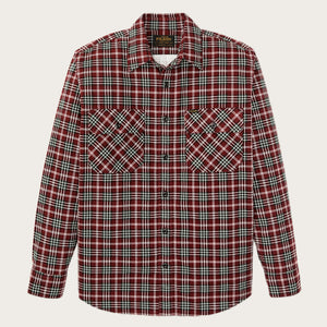 Field flannel shirt di Filson | Russet red plaid (Red)