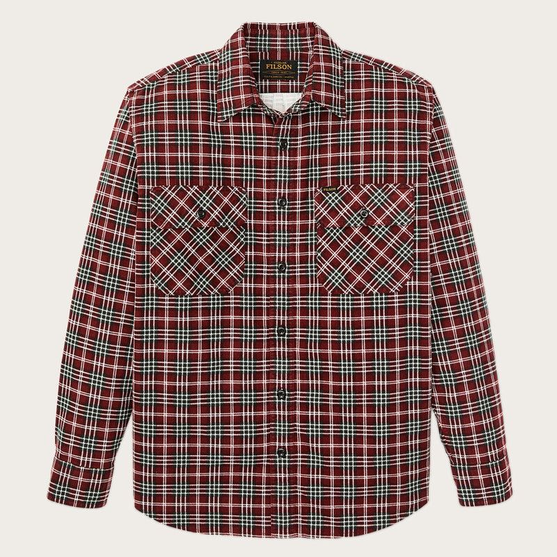 Field flannel shirt di Filson | Russet red plaid (Red)