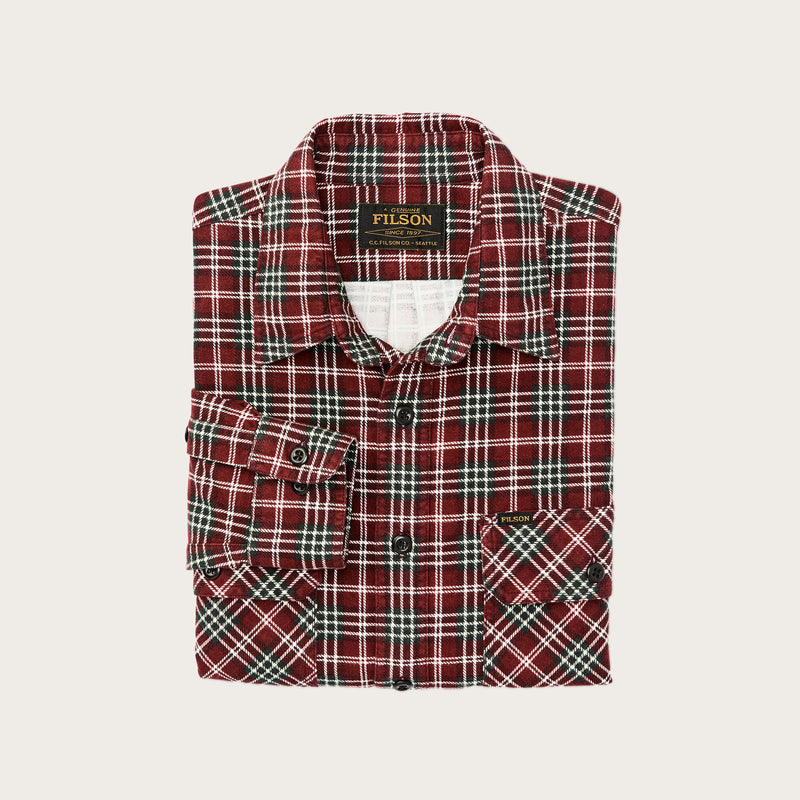 Field flannel shirt di Filson | Russet red plaid (Red)