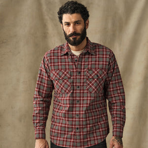 Field flannel shirt di Filson | Russet red plaid (Red)