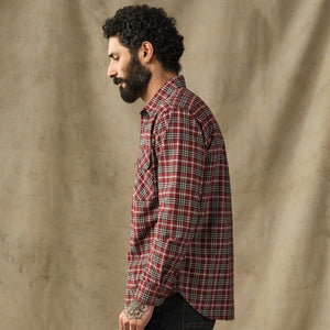 Field flannel shirt di Filson | Russet red plaid (Red)
