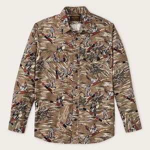 Field flannel shirt by Filson | Brown / marsh mallar (Brown)