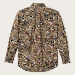 Field flannel shirt by Filson | Brown / marsh mallar (Brown)