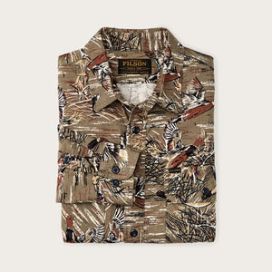 Field flannel shirt by Filson | Brown / marsh mallar (Brown)