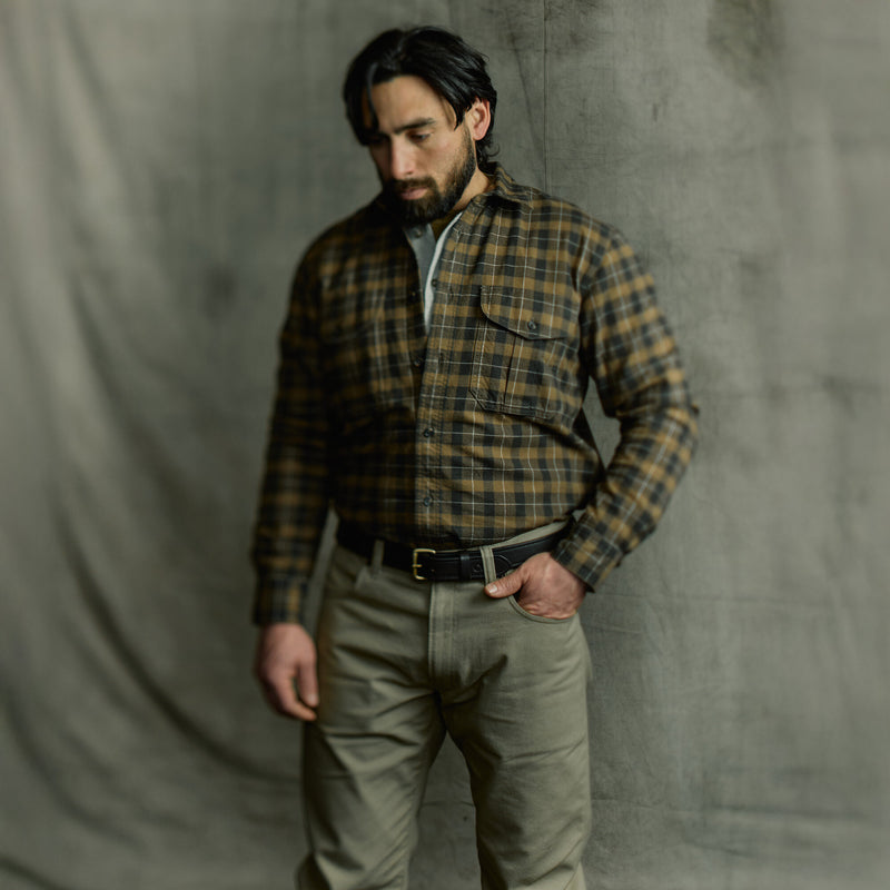 Chemise alaskan guide lavage vintage par Filson | Light brown / ochre (Brown)