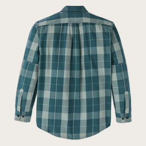 Chemise alaskan guide lavage vintage par Filson | Jasper / dark teal p (Blue)