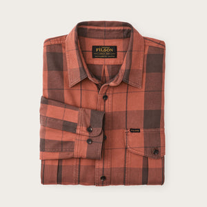 Chemise alaskan guide lavage vintage par Filson | Sequoia / dark bown (Red)