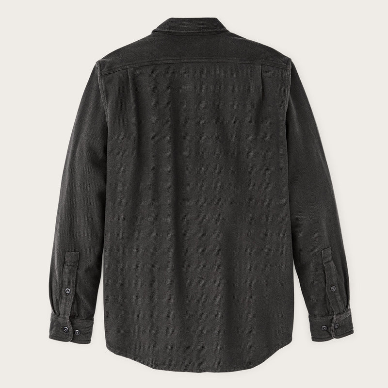 Chemise de travail vintage en flanelle par Filson | Charcoal (Black)
