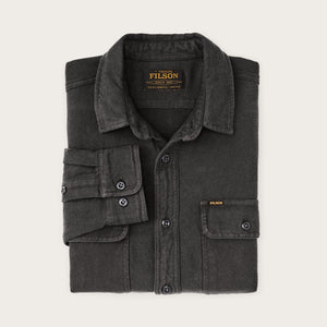 Chemise de travail vintage en flanelle par Filson | Charcoal (Black)