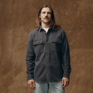 Chemise de travail vintage en flanelle par Filson | Charcoal (Black)