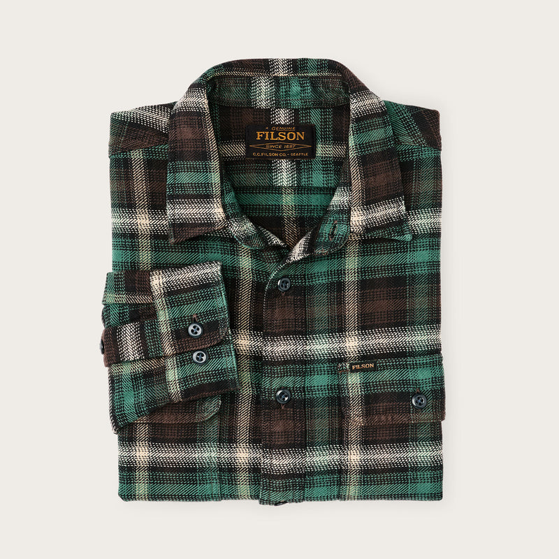 Vintage flannel work shirt by Filson | Brown / cream / mult (Multicolor)