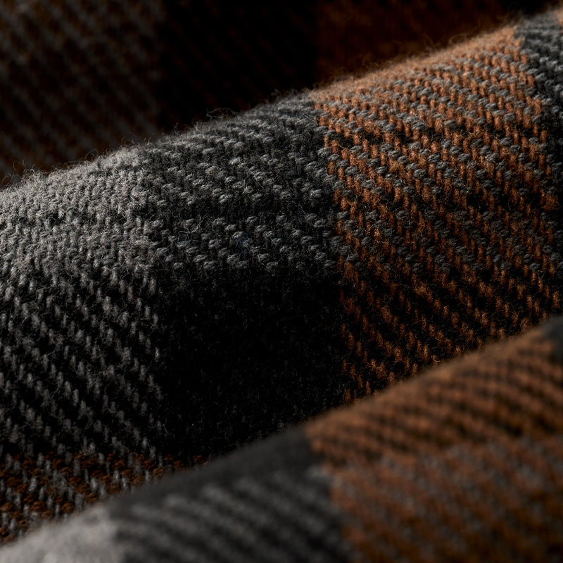 Vintage flannel work shirt di Filson | Brown / charcoal plaid (Brown)