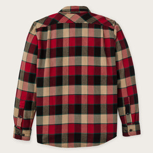 Vintage flannel work shirt di Filson | Red / cream plaid (Red)
