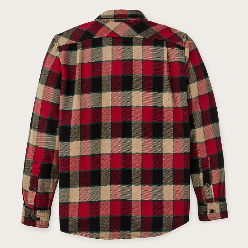 Vintage flannel work shirt di Filson | Red / cream plaid (Red)