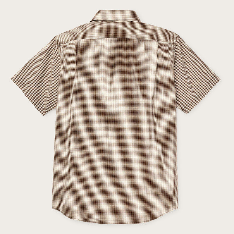 Short sleeve chambray shirt di Filson | Coffee / natural (Brown)