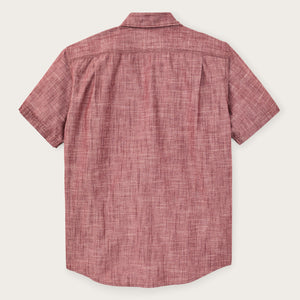 Short sleeve chambray shirt par Filson | Sable (Pink)