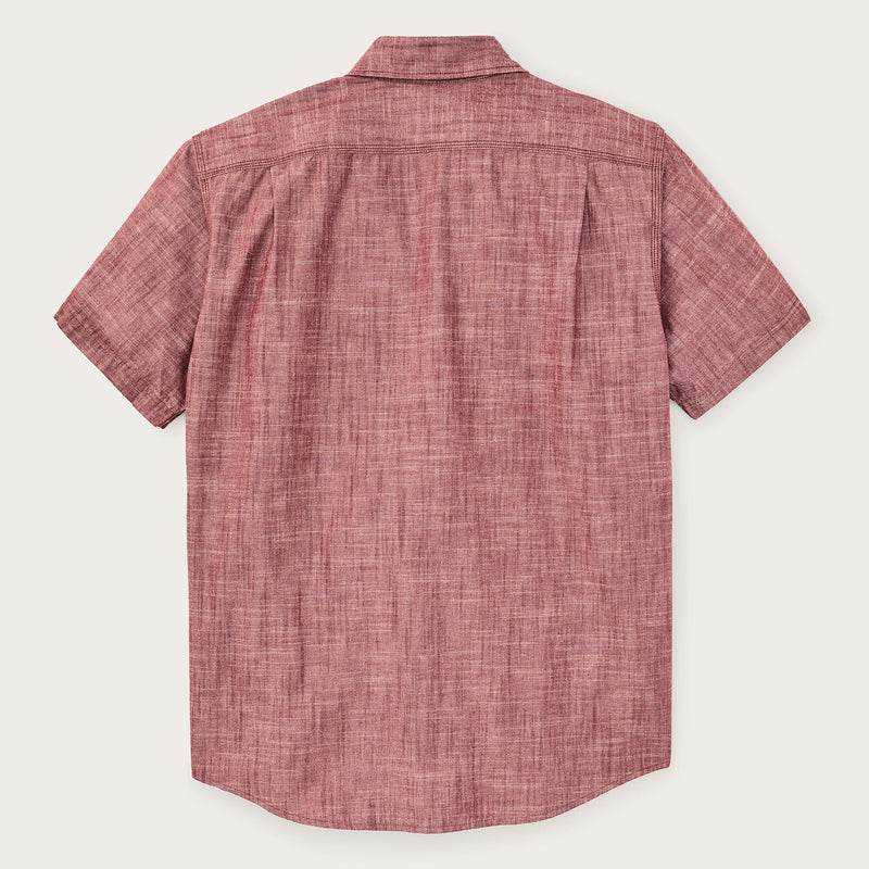 Short sleeve chambray shirt par Filson | Sable (Pink)