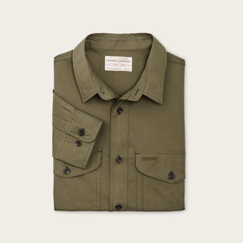 Twin lakes sport shirt par Filson | Dark olive drab (Green)