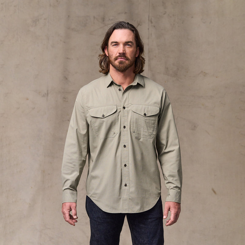 Twin lakes sport shirt von Filson | Dark clay (Beige)