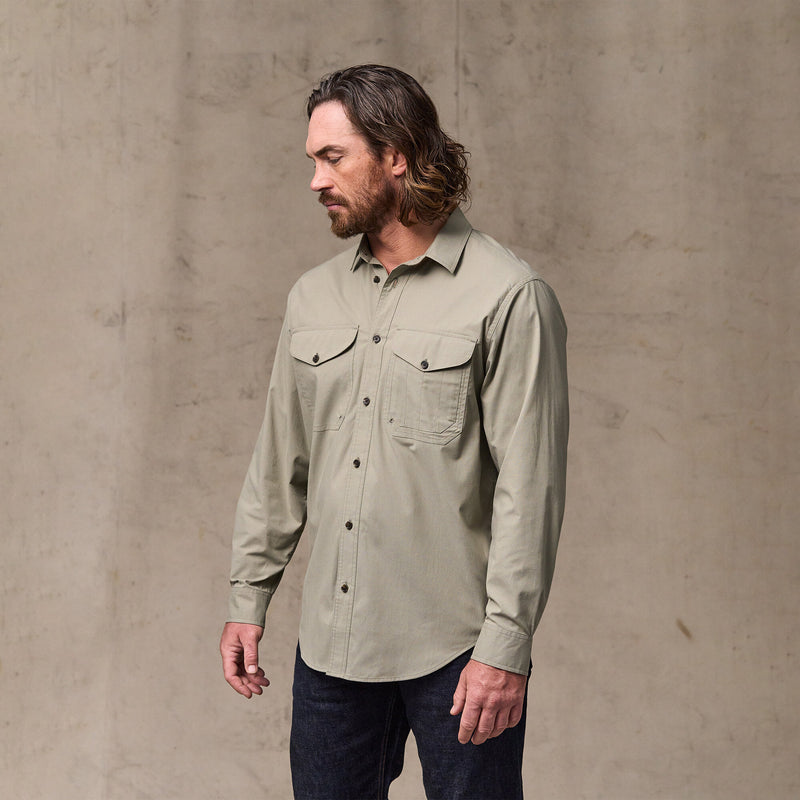 Twin lakes sport shirt von Filson | Dark clay (Beige)