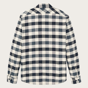Rangeland flannel shirt di Filson | Charcoal / steel plaid (Blue)