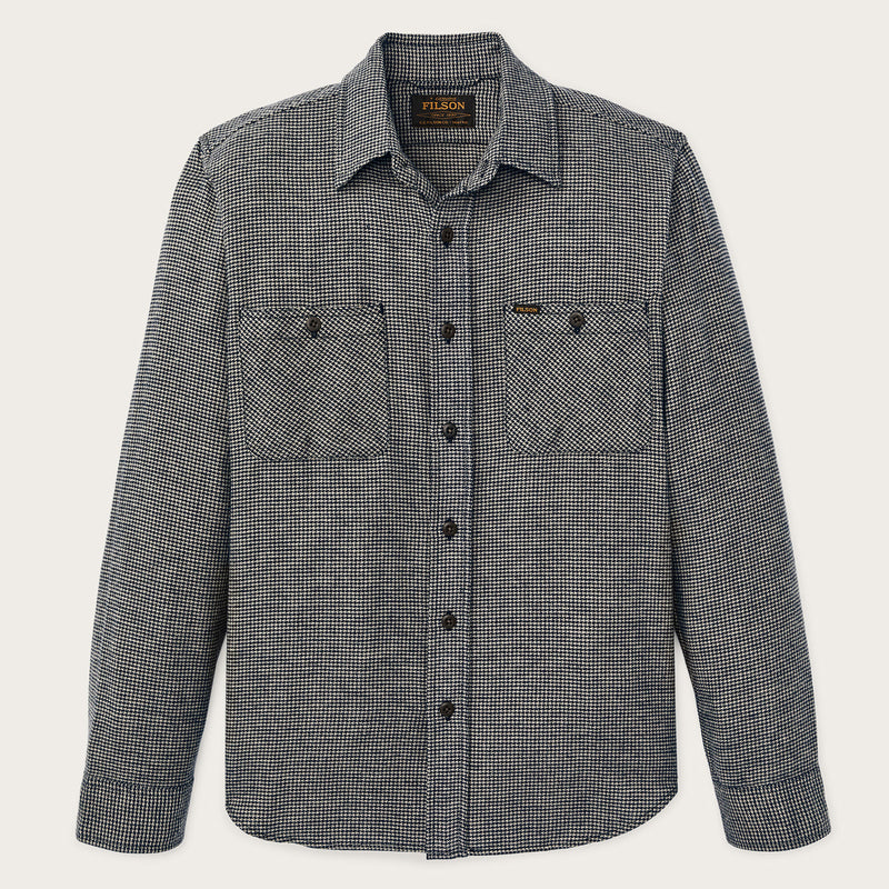 Rangeland flannel shirt di Filson | Navy / tan plaid (Gray)