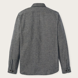 Rangeland flannel shirt di Filson | Navy / tan plaid (Gray)
