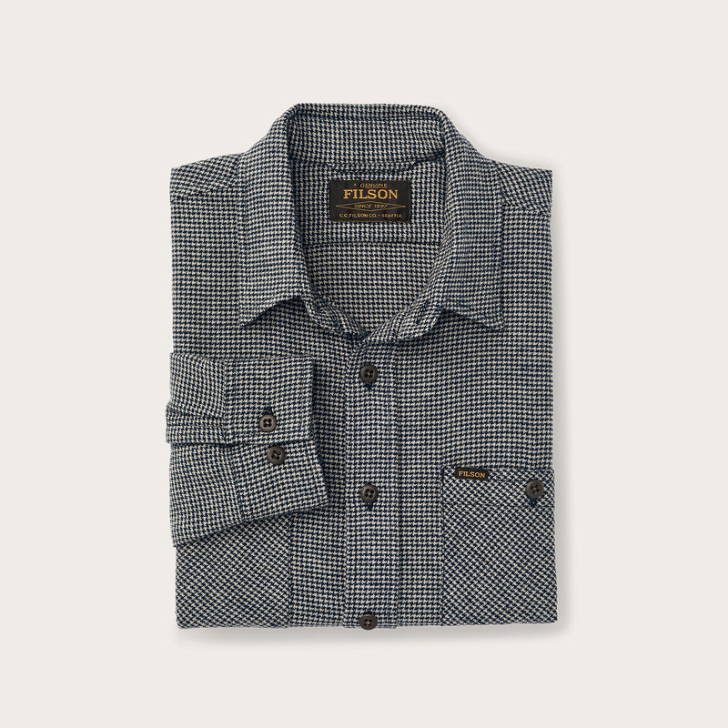 Rangeland flannel shirt di Filson | Navy / tan plaid (Gray)
