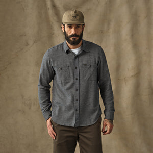 Rangeland flannel shirt par Filson | Navy / tan plaid (Gray)