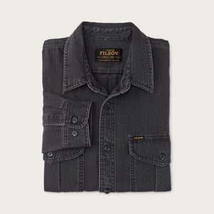 Denim guide shirt by Filson | Black (Black)