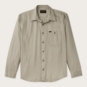 Shipwright fine twill shirt di Filson | Gray khaki (Beige)